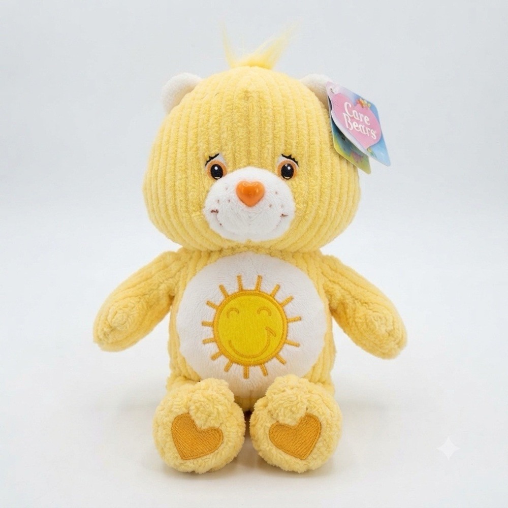 Care Bears Funshine Bear Yellow Sun Plush Stuffed Animal Toy Soft 9" Collectible